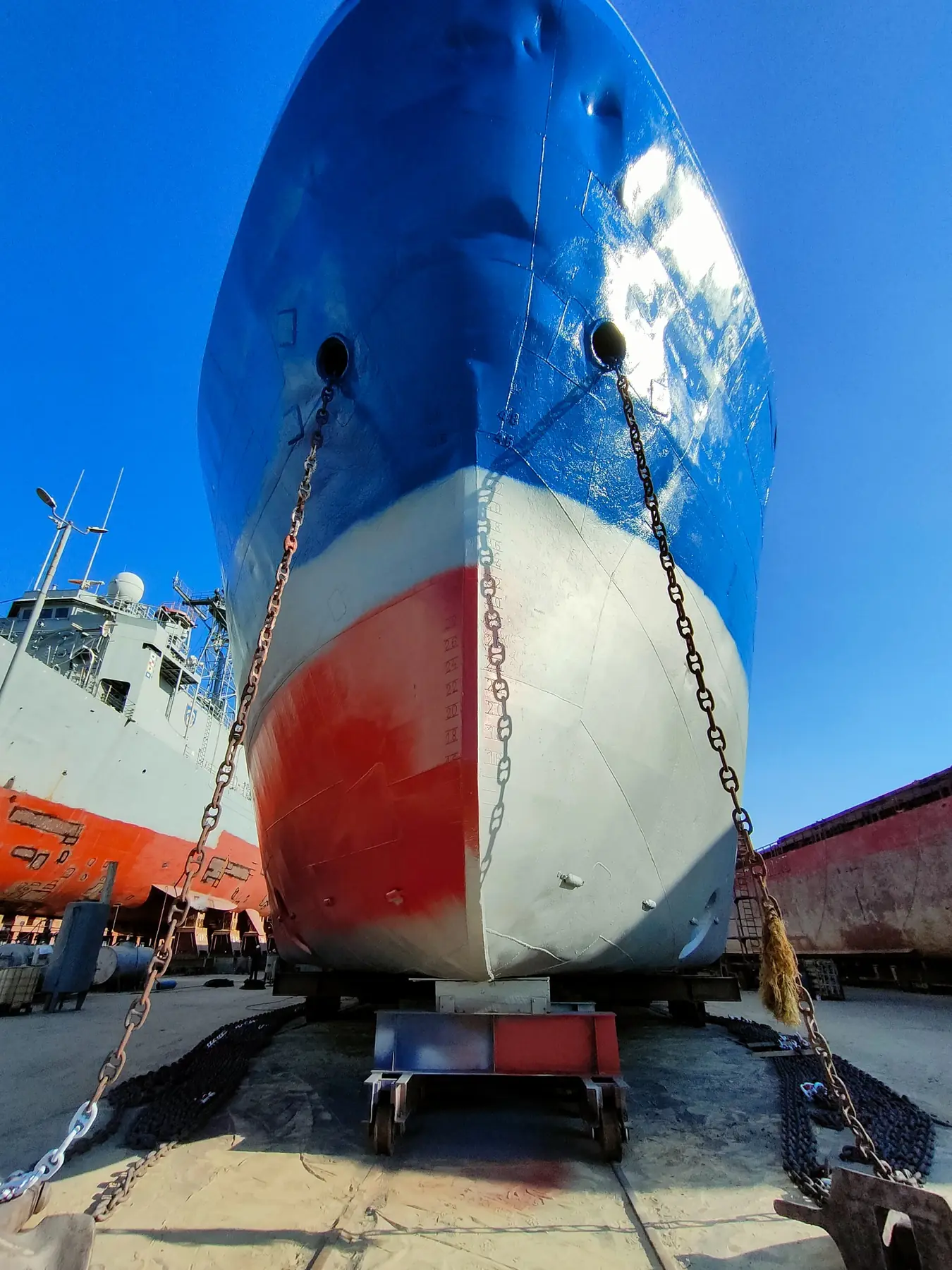 Jimmy Prince coating application progress
